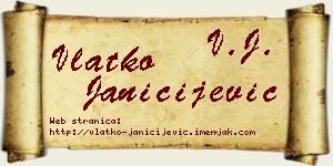 Vlatko Janičijević vizit kartica